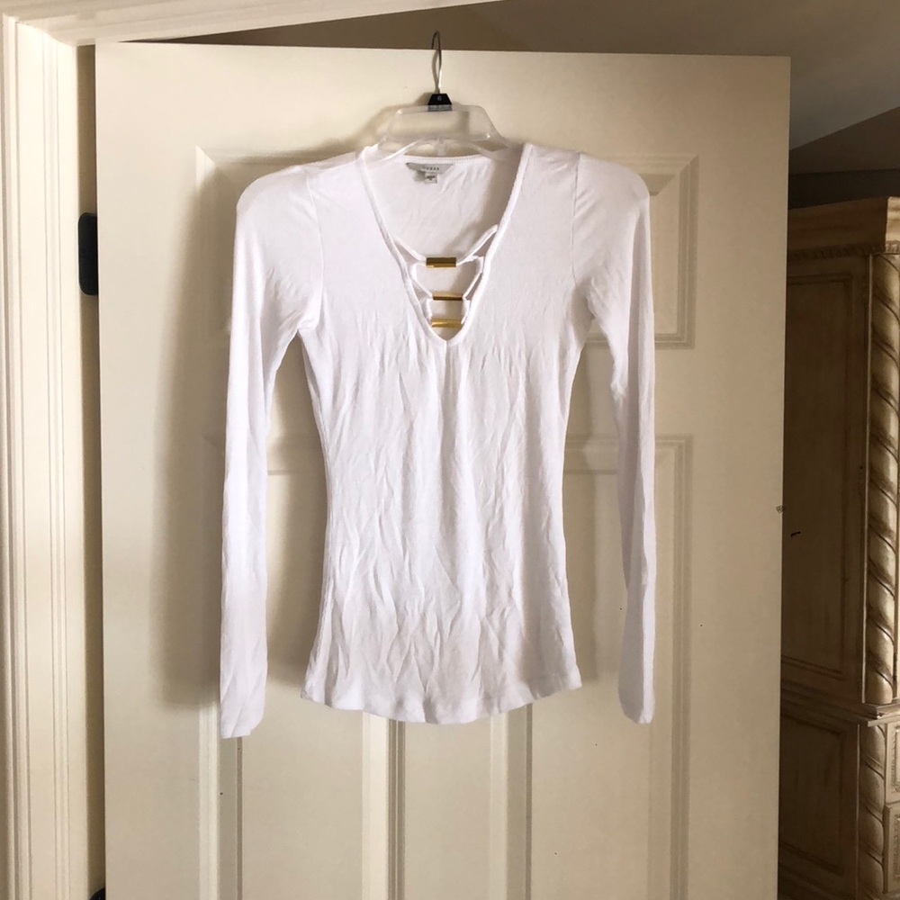 Guess White Long Sleeve